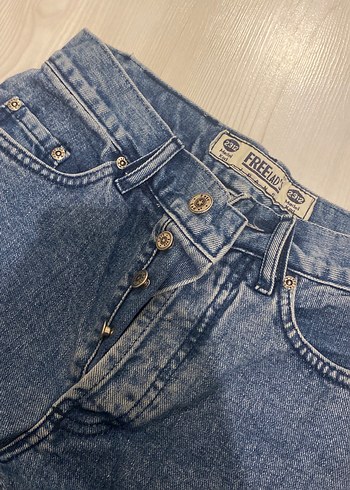 Kadın Mavi Normal Paça Denim Pantolon - Görsel 3