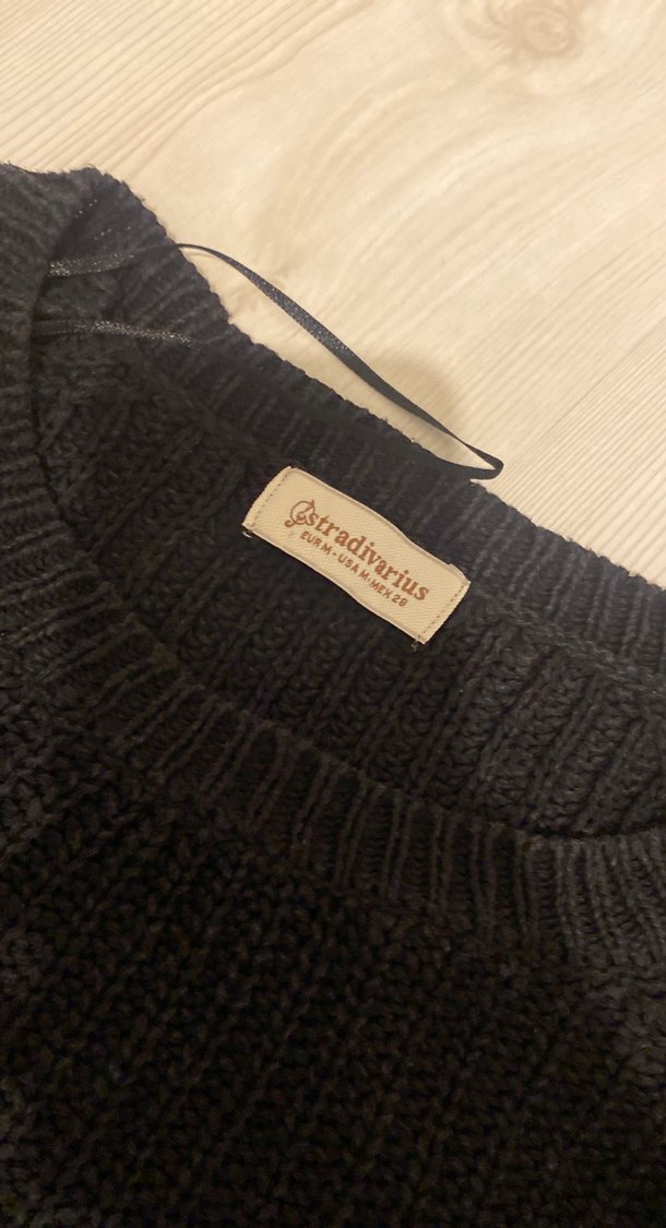 Siyah Kadın Triko Kazak - Görsel 2