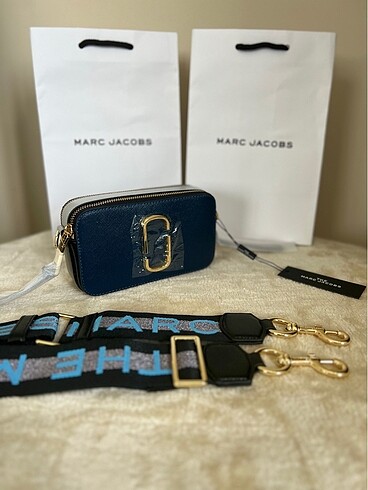 Marc by Marc Jacobs Marc Jacobs Snapshot Mavi Çanta