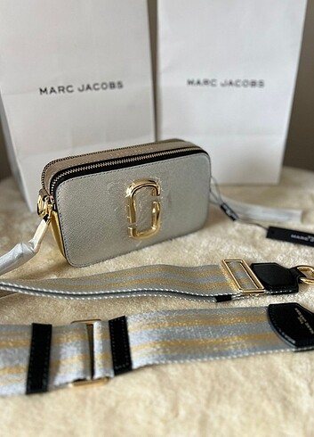 Marc Jacobs Snapshot Silver Gold Çanta 