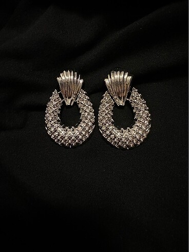 Silver ananas küpe