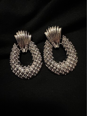 Diğer Silver ananas küpe