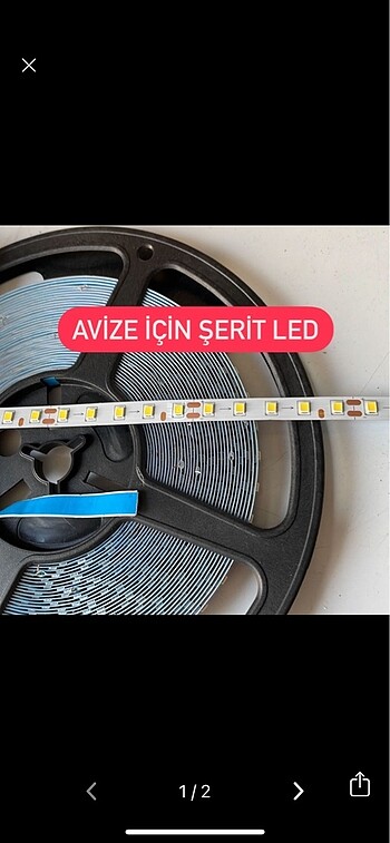 Avize şerit ledi