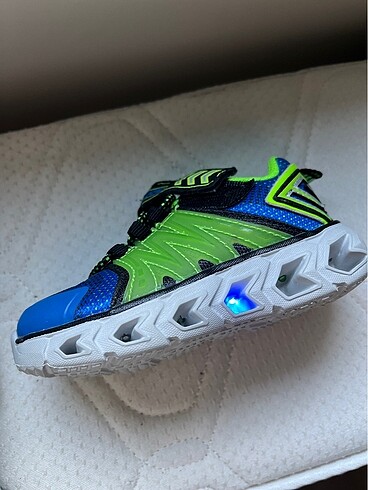 20 Beden mavi Renk Skechers ışıklı spor ayakkabı