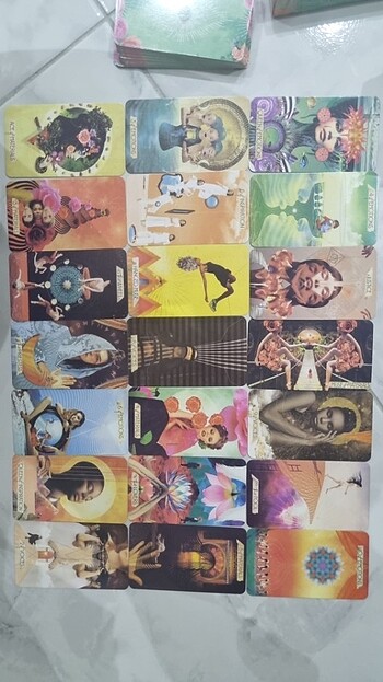  Beden Renk Tarot destesi mini