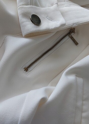 44 Beden beyaz Renk Kadin krem kumaş pantolon
