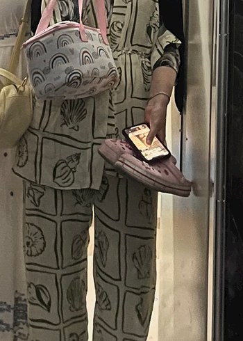 Diğer Bohem Desenli Midi Kadın Kimono