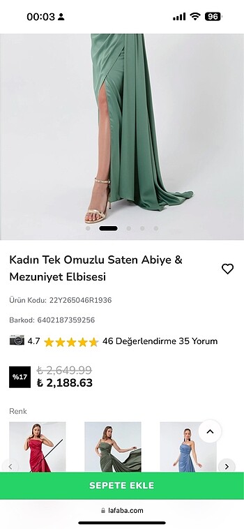 Diğer Mint abiye