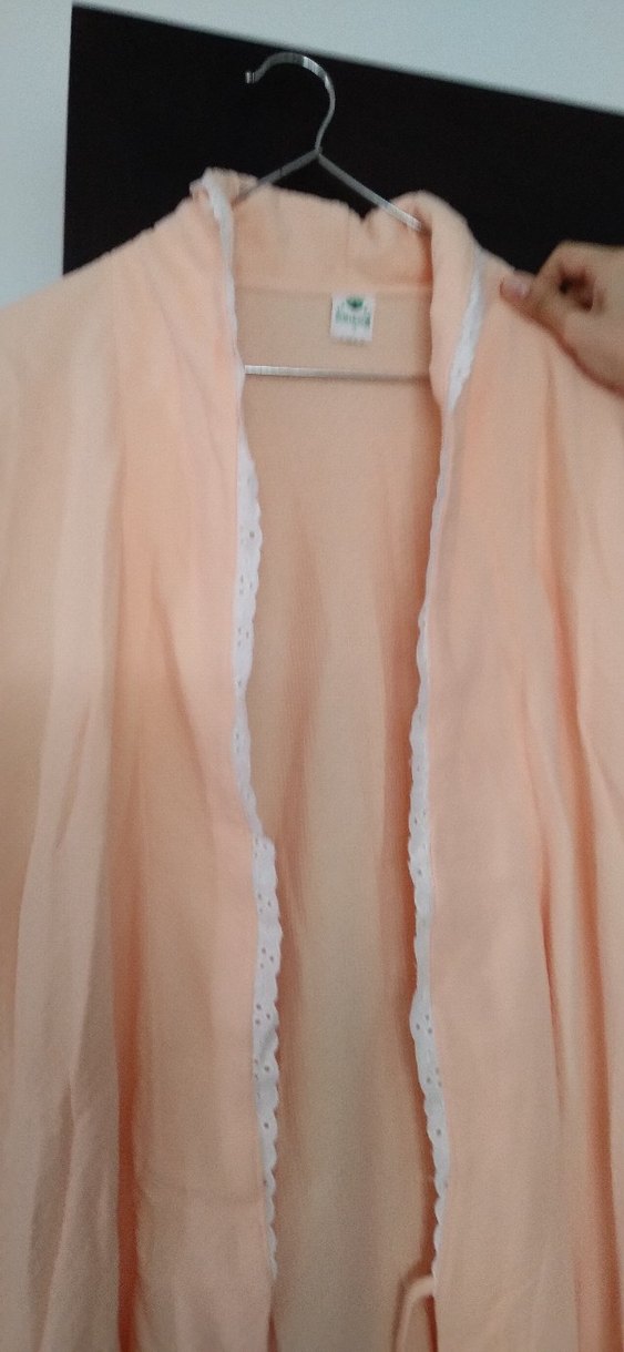 Somon Uzun Kollu Rahat Kadın Sabahlık - Görsel 3