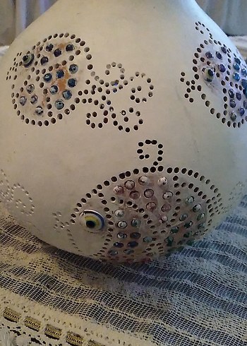 el emegiyle suslenmis süs kabagi - Görsel 2