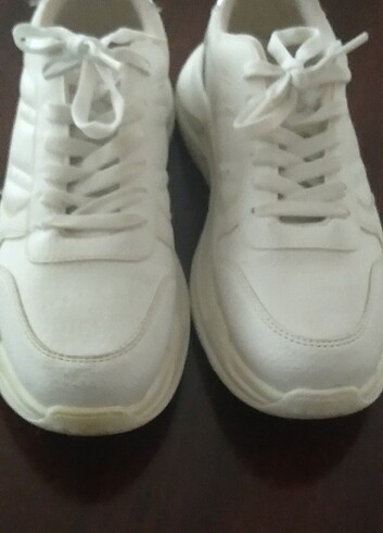 40 Beden beyaz Renk Kinetix 40 no beyaz spir ayakkabi
