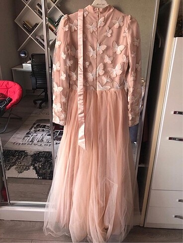 Minel aşk muhteşem tesettür abiye elbise - Görsel 3