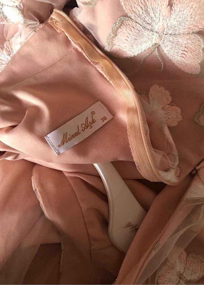 Minel aşk muhteşem tesettür abiye elbise - Görsel 4