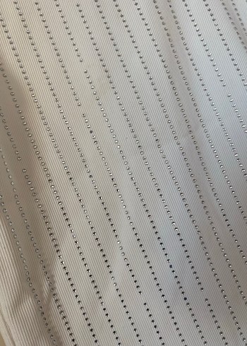 Beyaz İnce Örgü Kolsuz Mini Atlet - Görsel 3