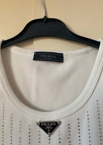 Beyaz İnce Örgü Kolsuz Mini Atlet - Görsel 2