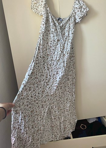 Çiçekli uzun yazlık elbise - Görsel 2