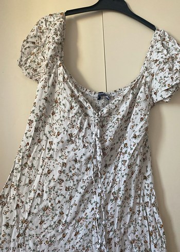 Çiçekli uzun yazlık elbise - Görsel 4