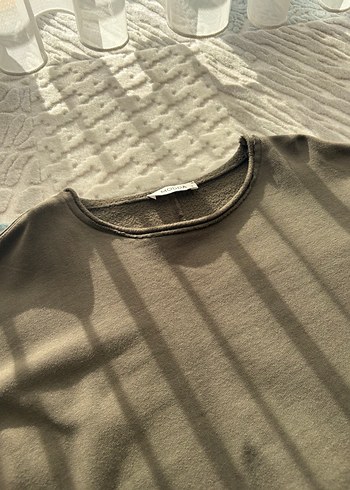 Haki Kadın Uzun Kollu Triko Kazak - Görsel 3