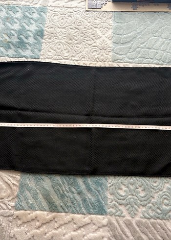 Uzun Siyah Atkı - Görsel 5