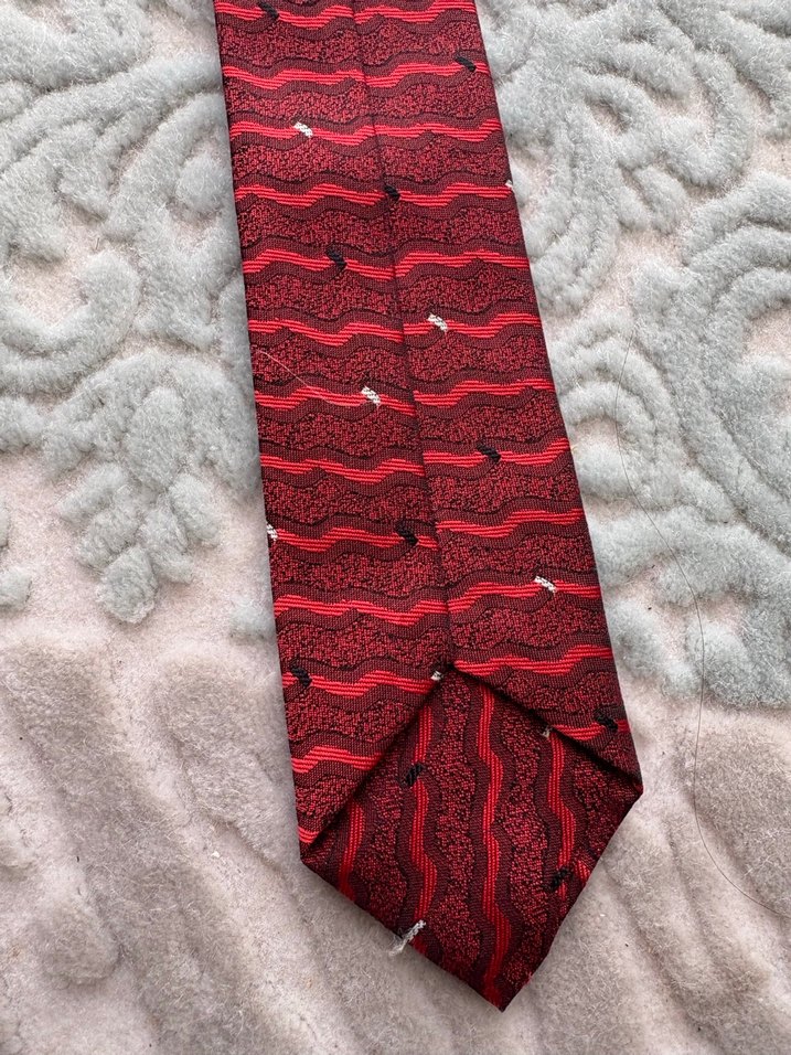 Bordo Erkek Kravat - Görsel 3