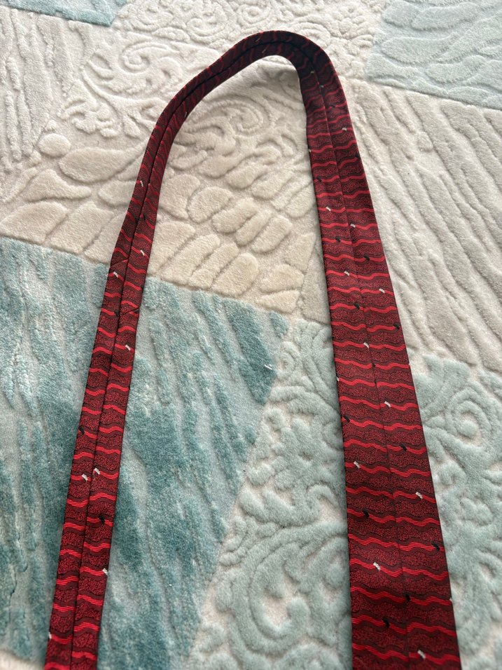 Bordo Erkek Kravat - Görsel 4