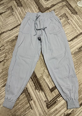 Mavi Rahat Kesim Kadın Eşofman Altı pantolon - Görsel 2