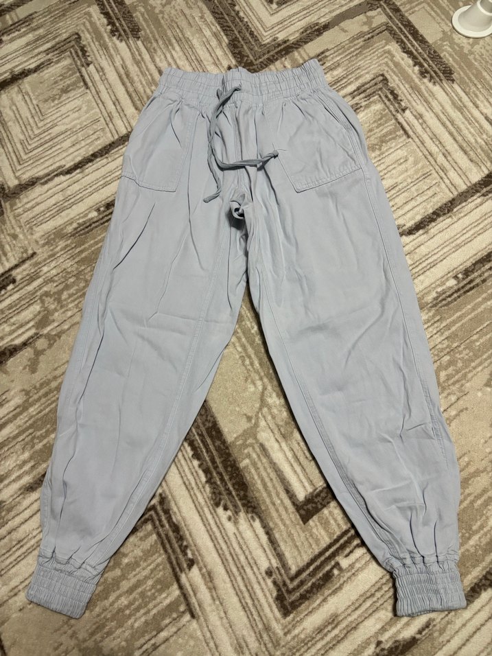 Mavi Rahat Kesim Kadın Eşofman Altı pantolon - Görsel 2