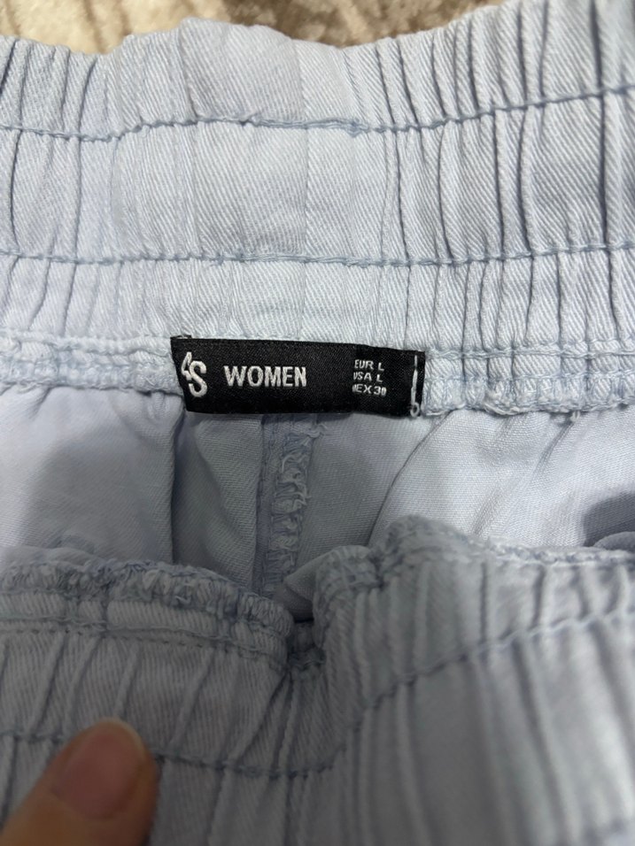 Mavi Rahat Kesim Kadın Eşofman Altı pantolon - Görsel 3