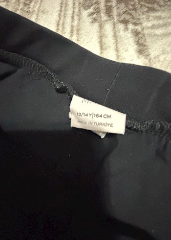 Siyah Yan Şeritli Mini Biker Şort - Görsel 3