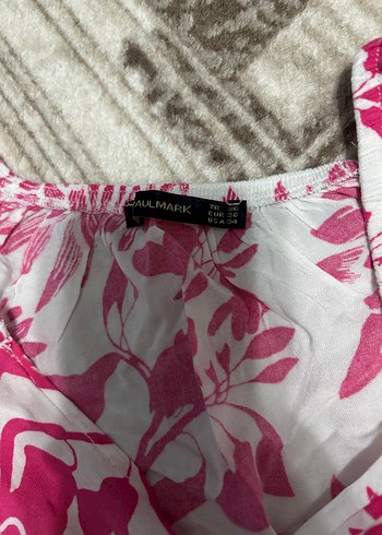 Pembe Bağcıklı Bohem Bluz - Görsel 2