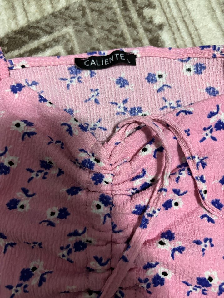 Pembe Midi Günlük Kadın Elbise - Görsel 3