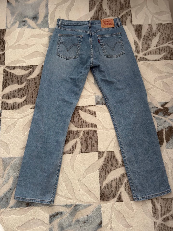 Erkek Mavi Regular Fit Denim Jean - Görsel 2