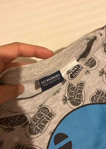 Erkek Çocuk Gri Baskılı Uzun Kollu Sweatshirt - Görsel 2