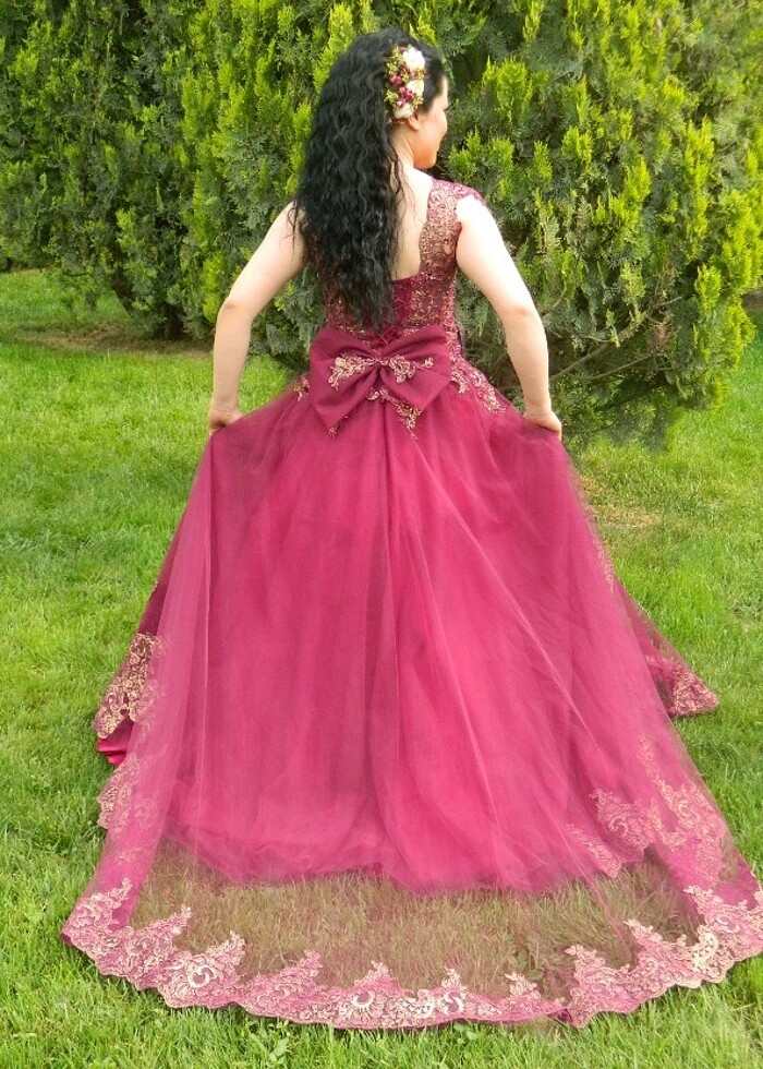 Kına nişan tuvaleti  - Görsel 5