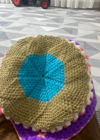 Renkli Örgü Banyo Süngeri Seti - Görsel 3