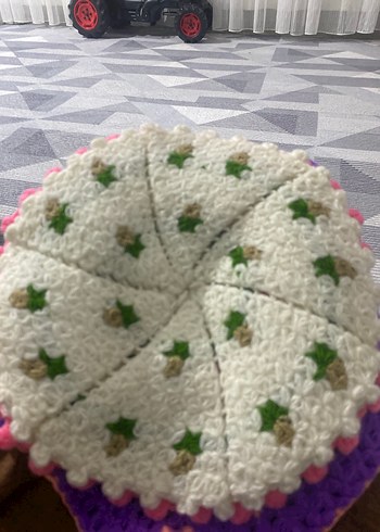 Renkli Örgü Banyo Süngeri Seti - Görsel 2