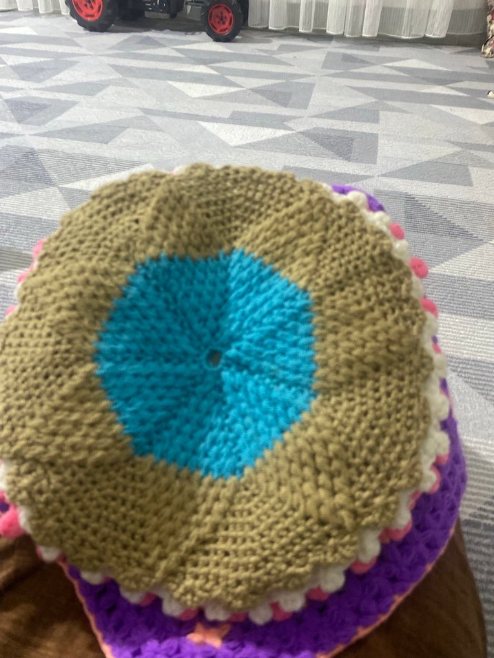 Renkli Örgü Banyo Süngeri Seti - Görsel 3