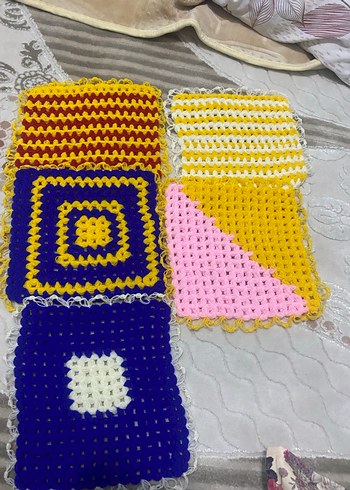 Renkli Örgü Banyo Süngerleri - Görsel 2