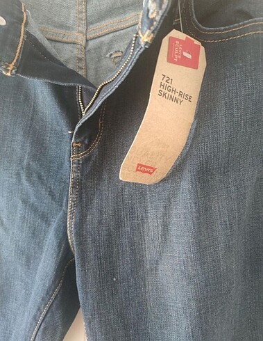 31 Beden lacivert Renk Levis Orjinal 721 Slim Skinny pantolon