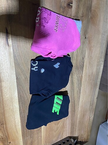 Kız çocuk sweatshirt 3 adet