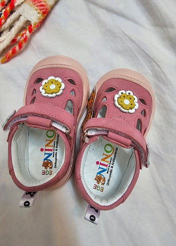 Kız Bebek Pembe Hakiki Deri İlk Adım Ayakkabısı - Görsel 5