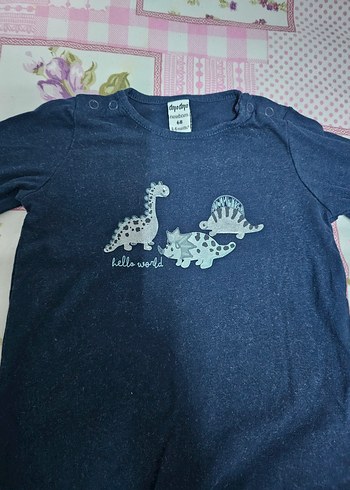 Uzun Kollu Lacivert Bebek Tulum - Görsel 3