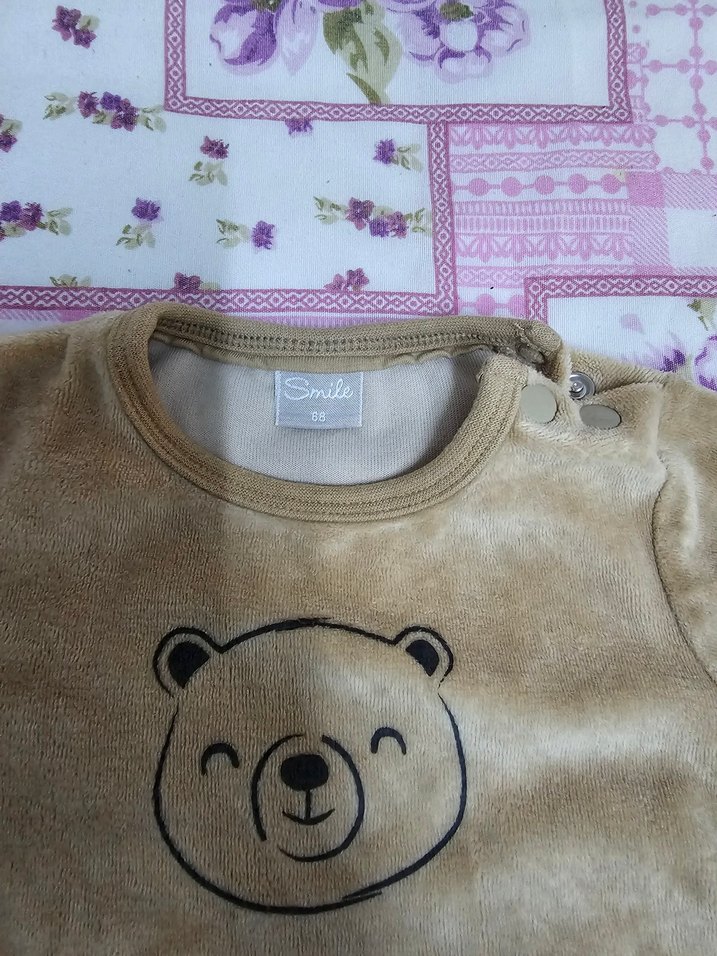 Kahverengi Ayıcık Desenli Bebek Takımı - Görsel 4