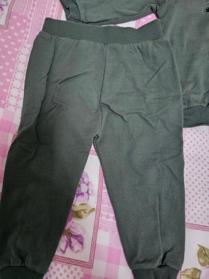 Gri Erkek Bebek Düğmeli Sweatshirt - Görsel 3