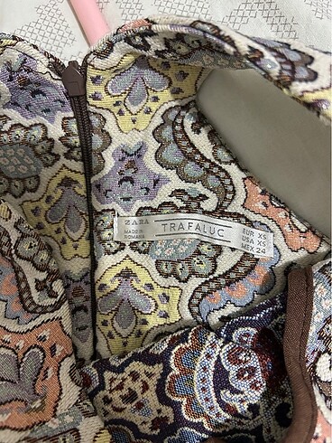 xs Beden Zara şık mini elbise