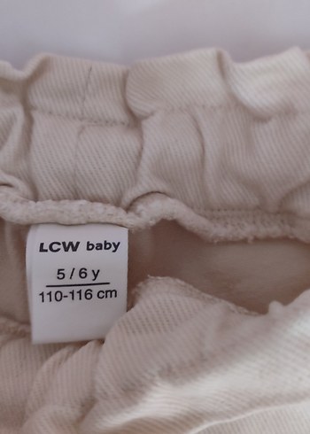 Bej Keten Rahat Kesim Kız Etekli şort lc waikiki - Görsel 6