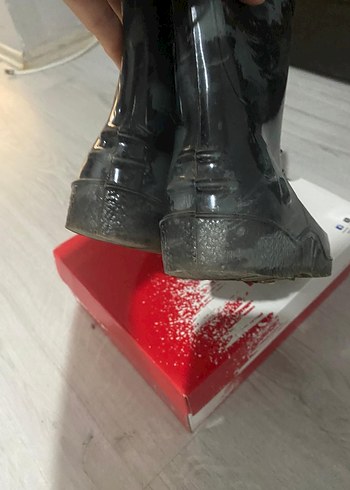 LC Waikiki lc waikiki Kamuflaj Desenli Gri Çocuk Yağmur Çizmesi 30_31