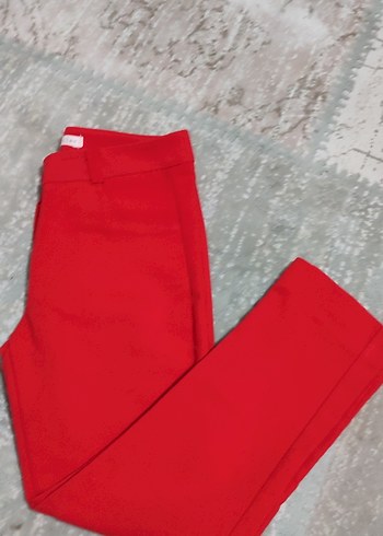 6_7 yaş koton kumaş kız pantolon - Görsel 2