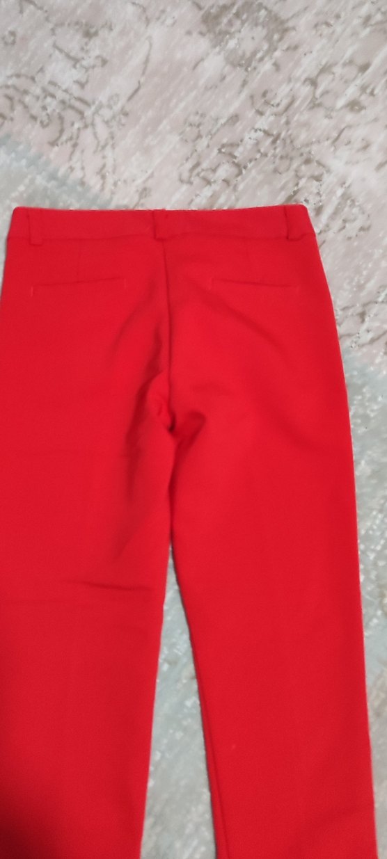 6_7 yaş koton kumaş kız pantolon - Görsel 4