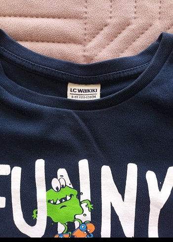 lc waikiki 8-9 yaş Erkek Çocuk Renkli Baskılı Sweatshirt - Görsel 5